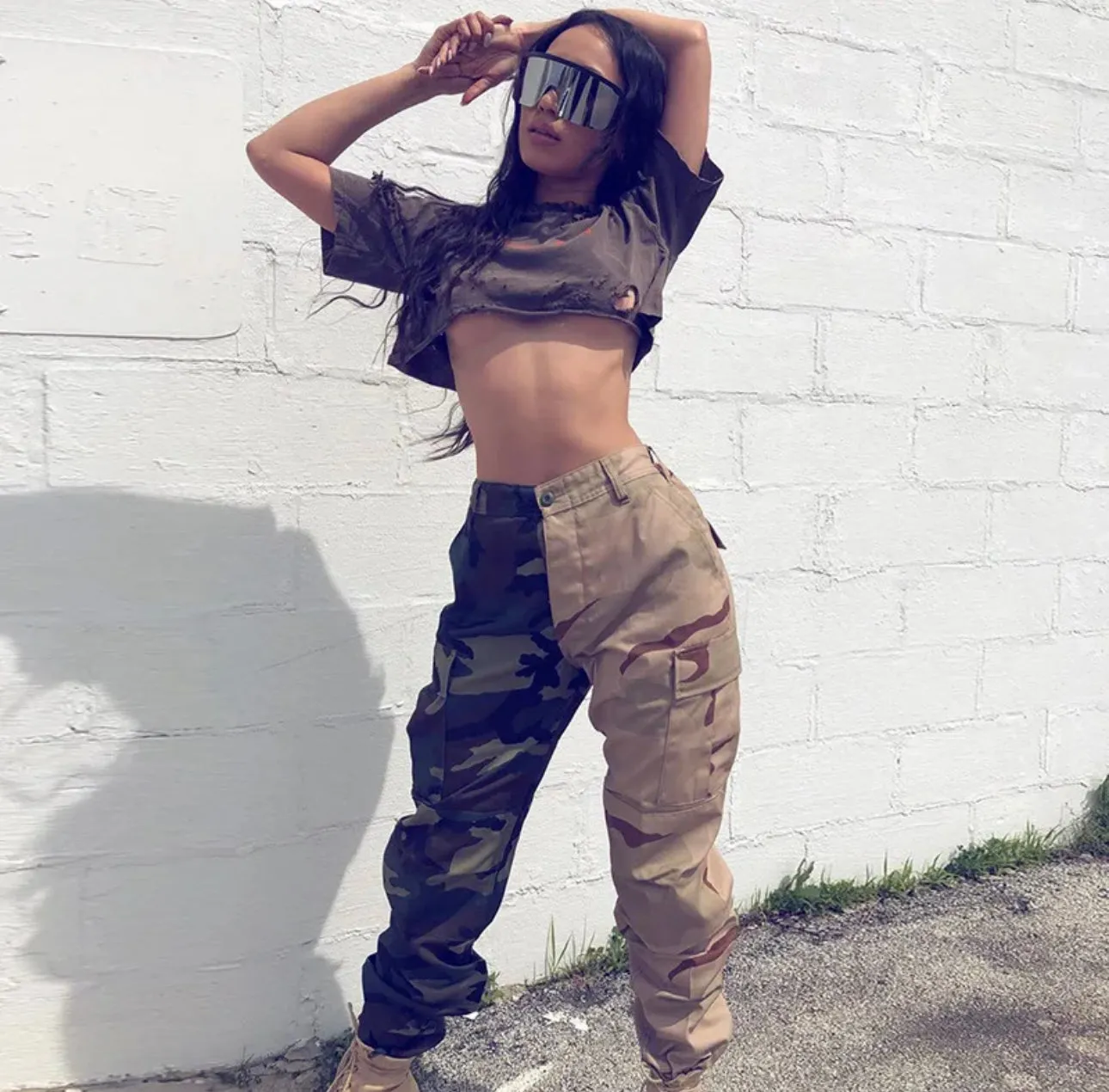 Mixed Emotion Camo Joggers