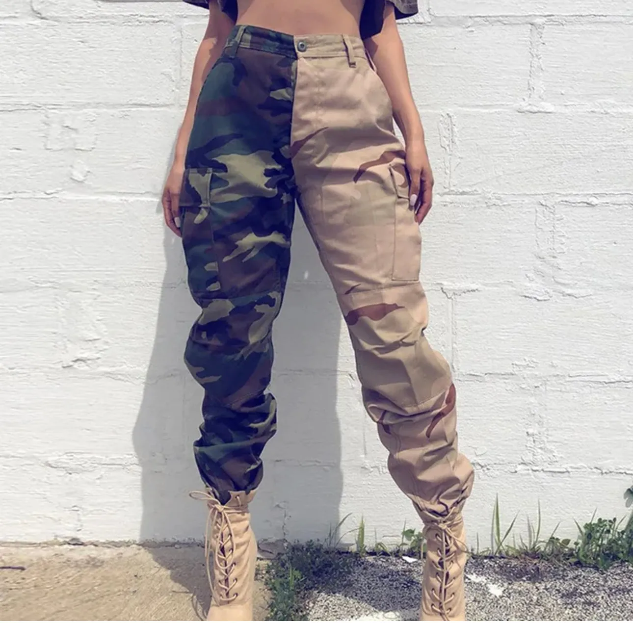Mixed Emotion Camo Joggers