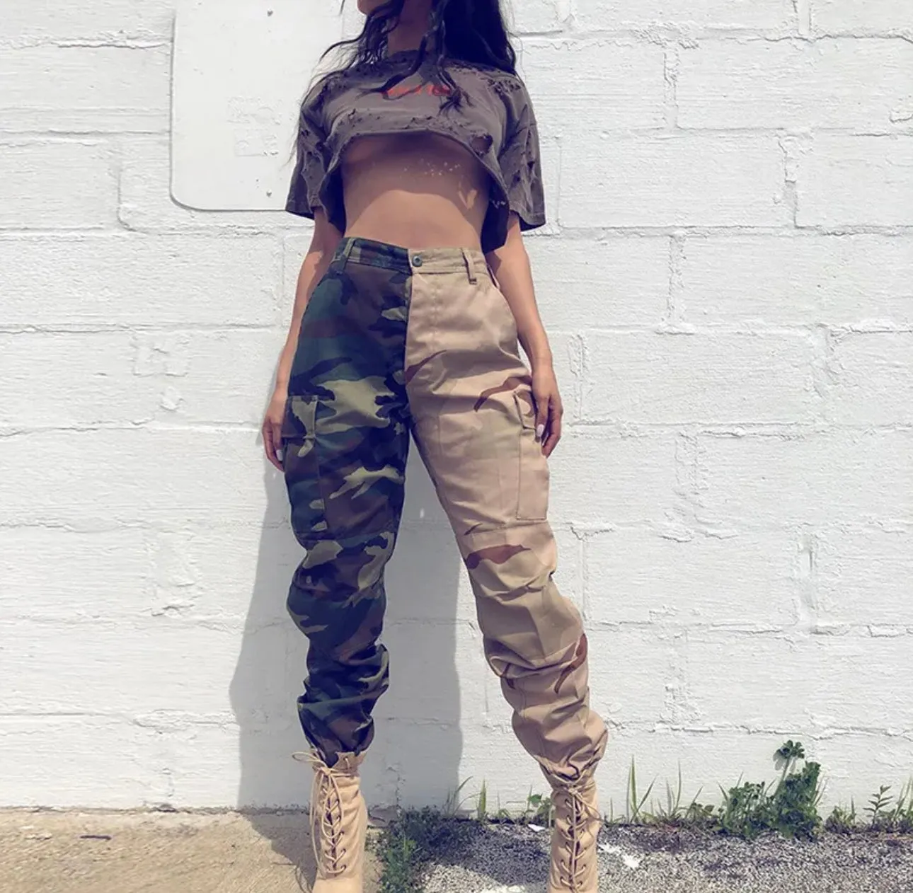 Mixed Emotion Camo Joggers