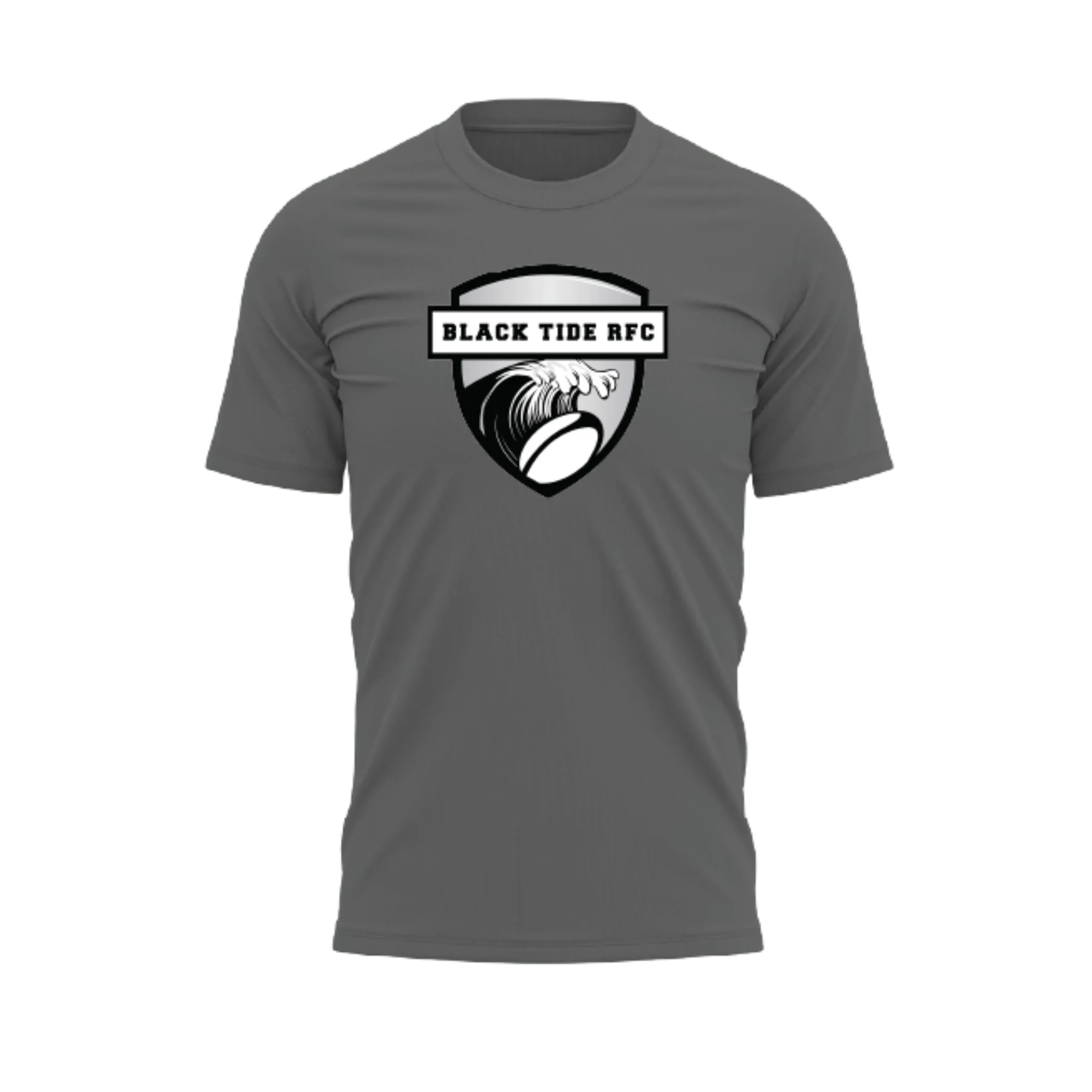 Moncton Black Tide Classic Tee - Charcoal - Men's/Women's/Youth