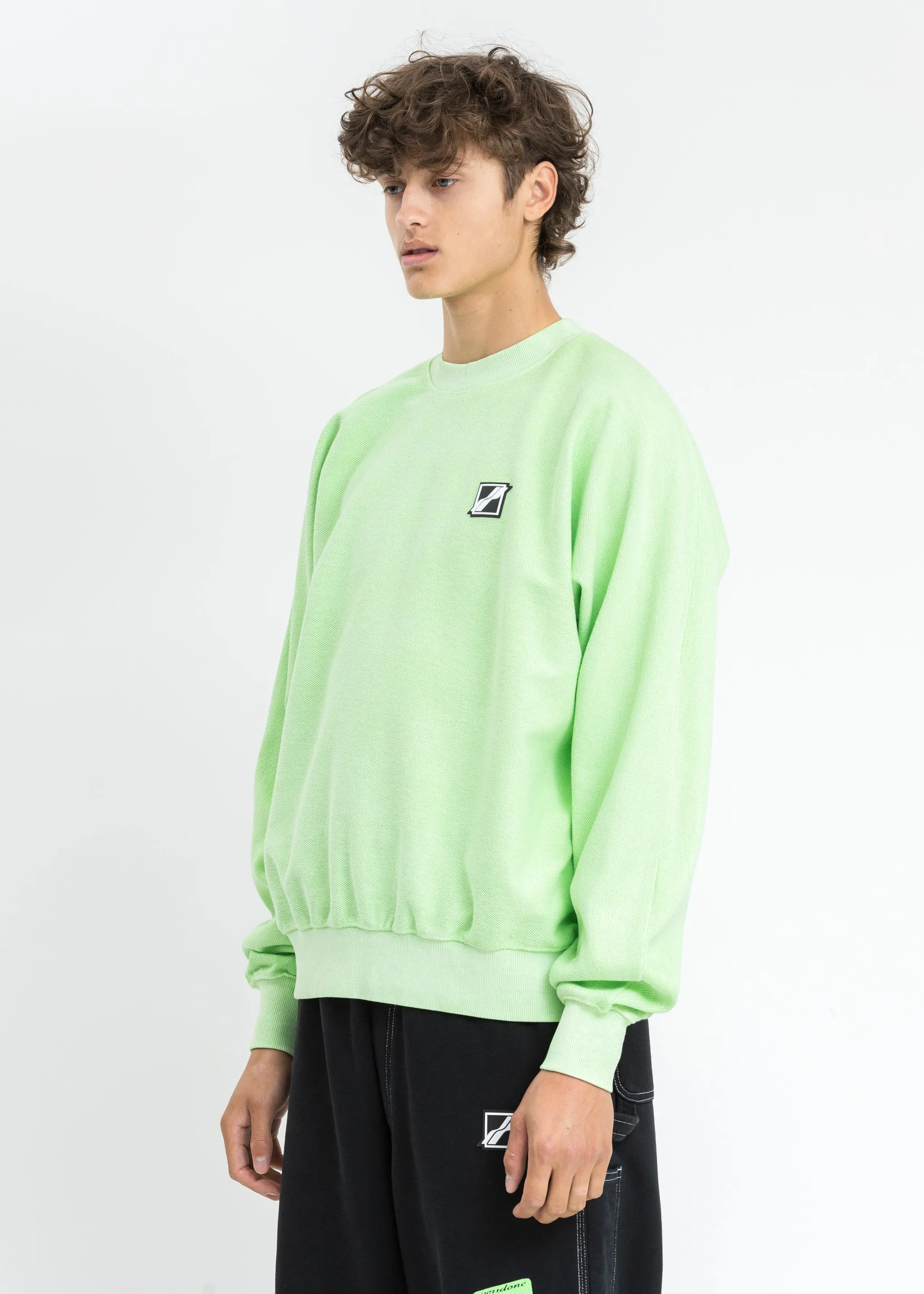 Neon Green Big Lettering Sweater