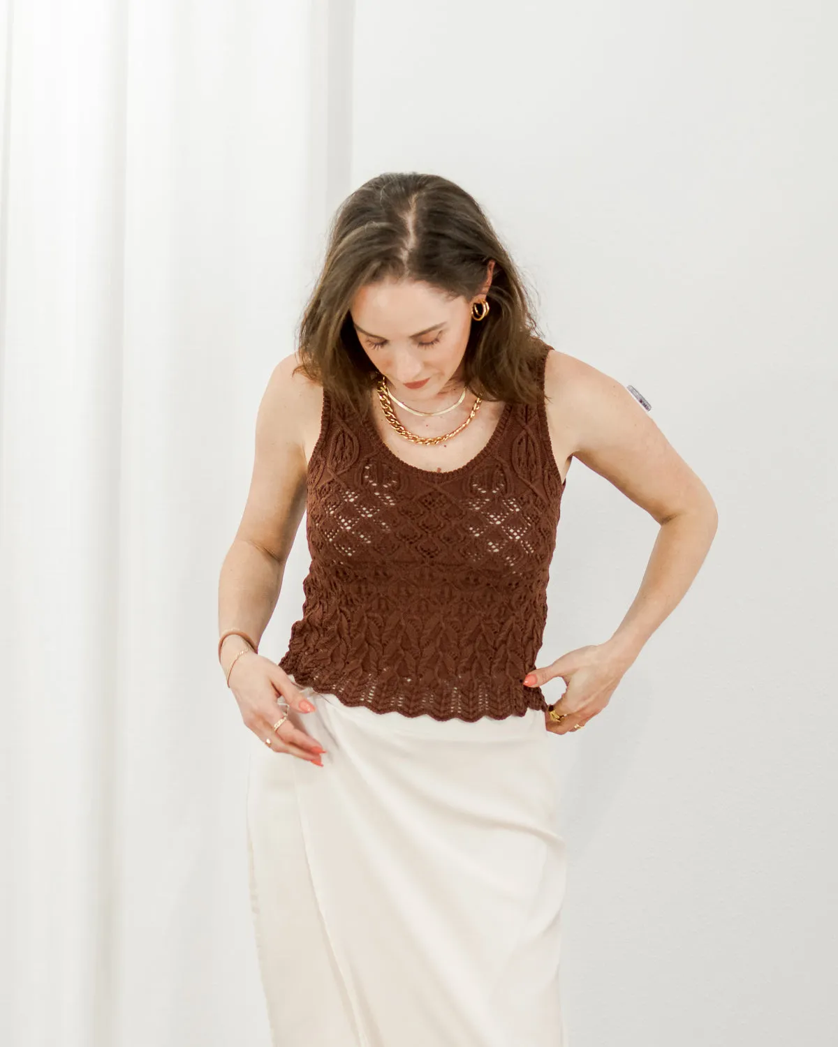 Nora Crochet Tank