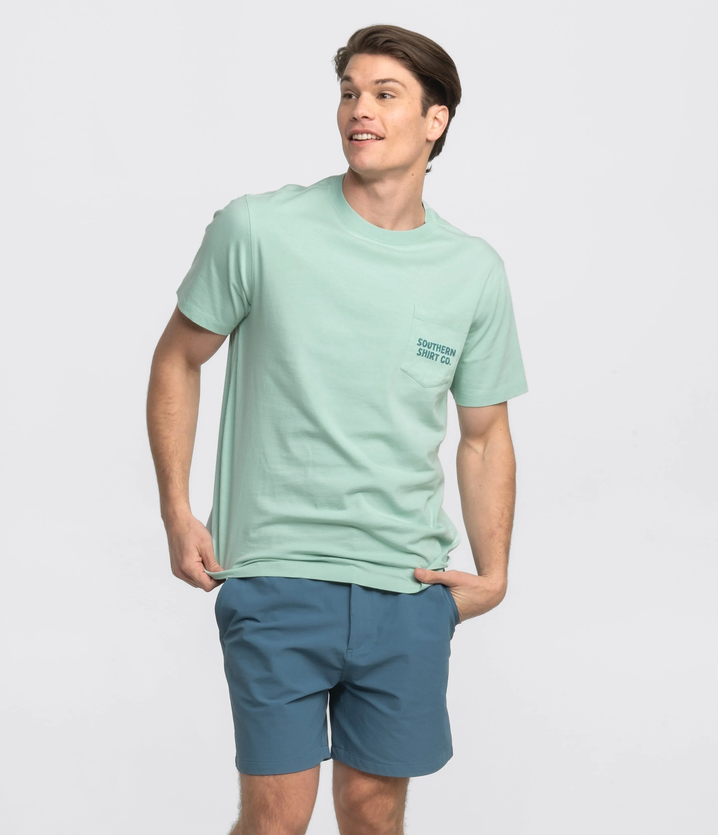 Off Resort Tee SS - Dusty Green