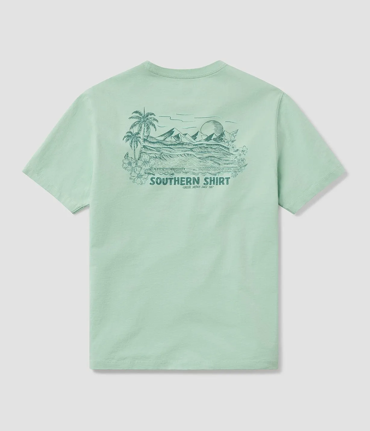 Off Resort Tee SS - Dusty Green