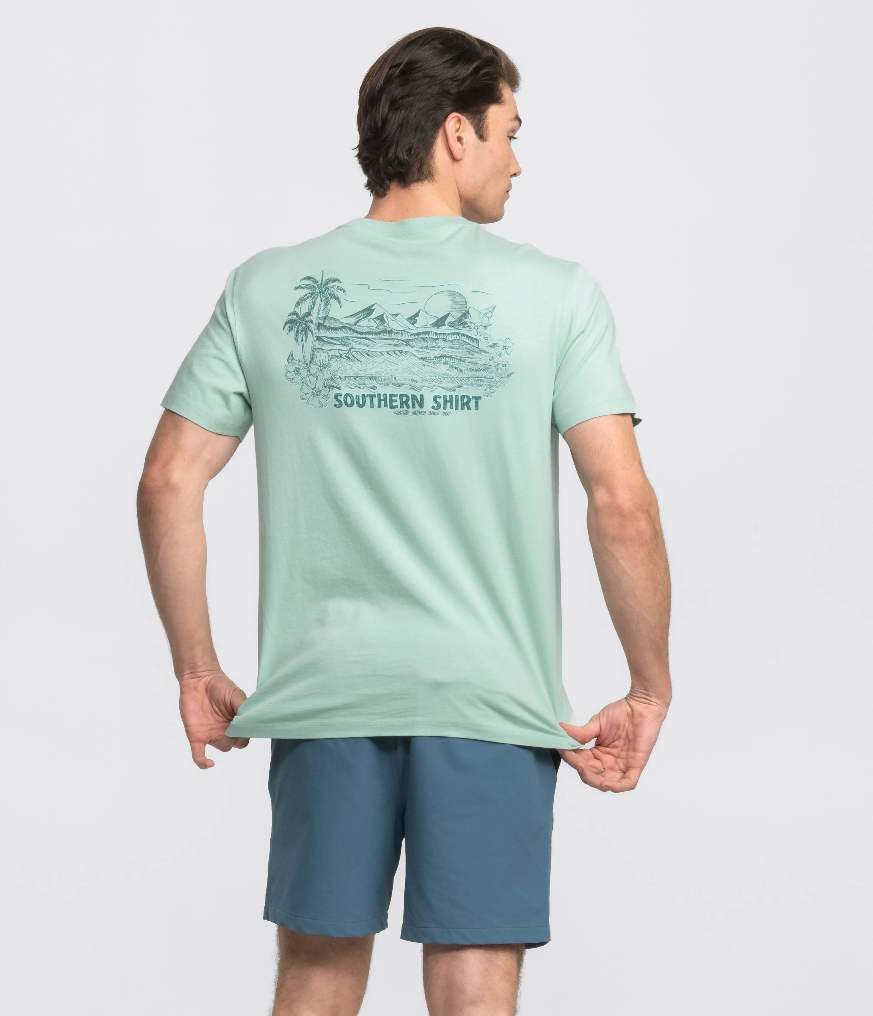 Off Resort Tee SS - Dusty Green