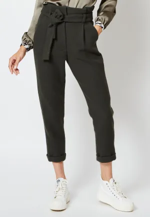 PANTALON LONDON CACHEMIRE UPCYCLÉ KAKI