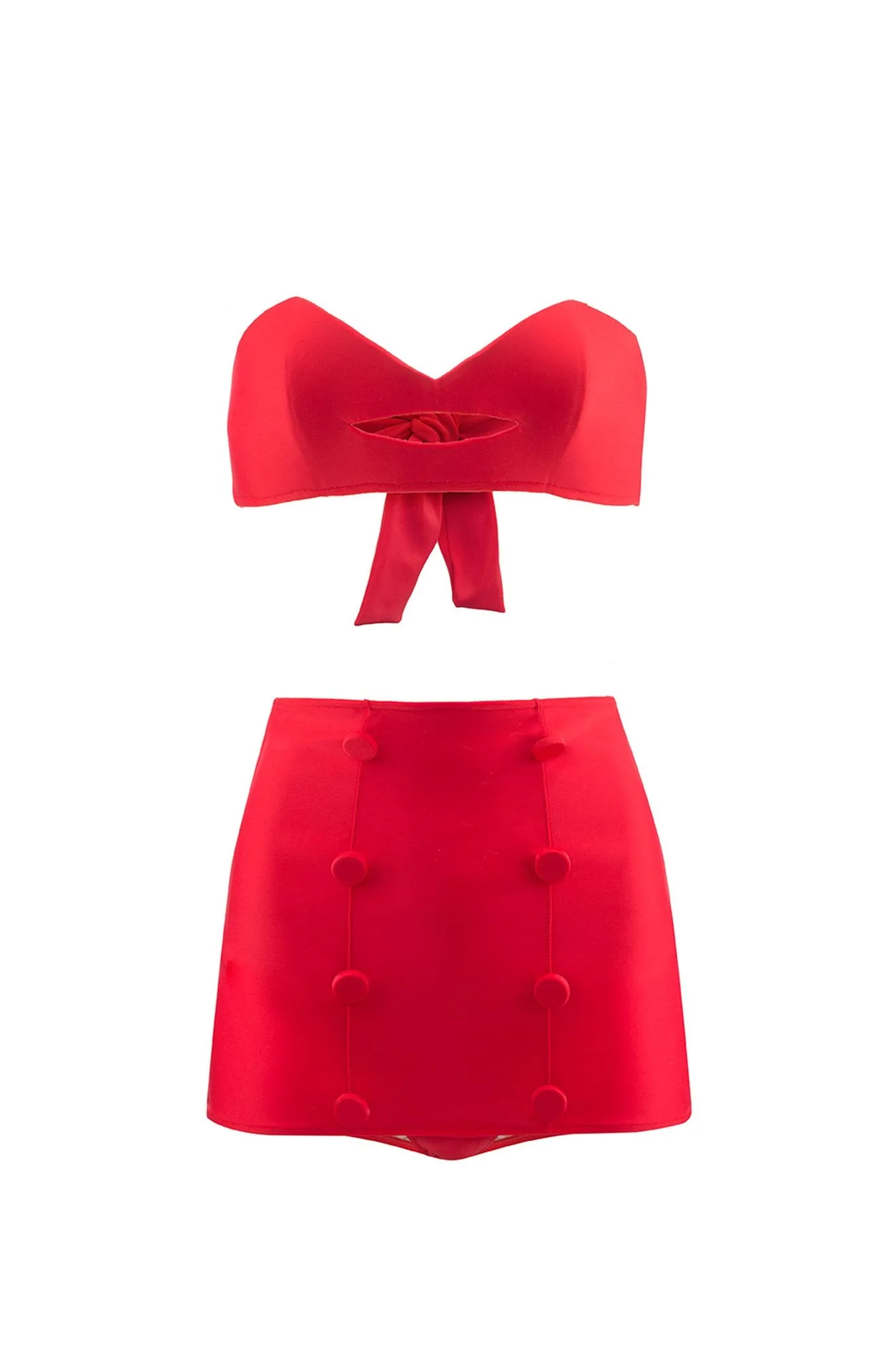 Pin-Up Kiss Hot Pants with Buttons