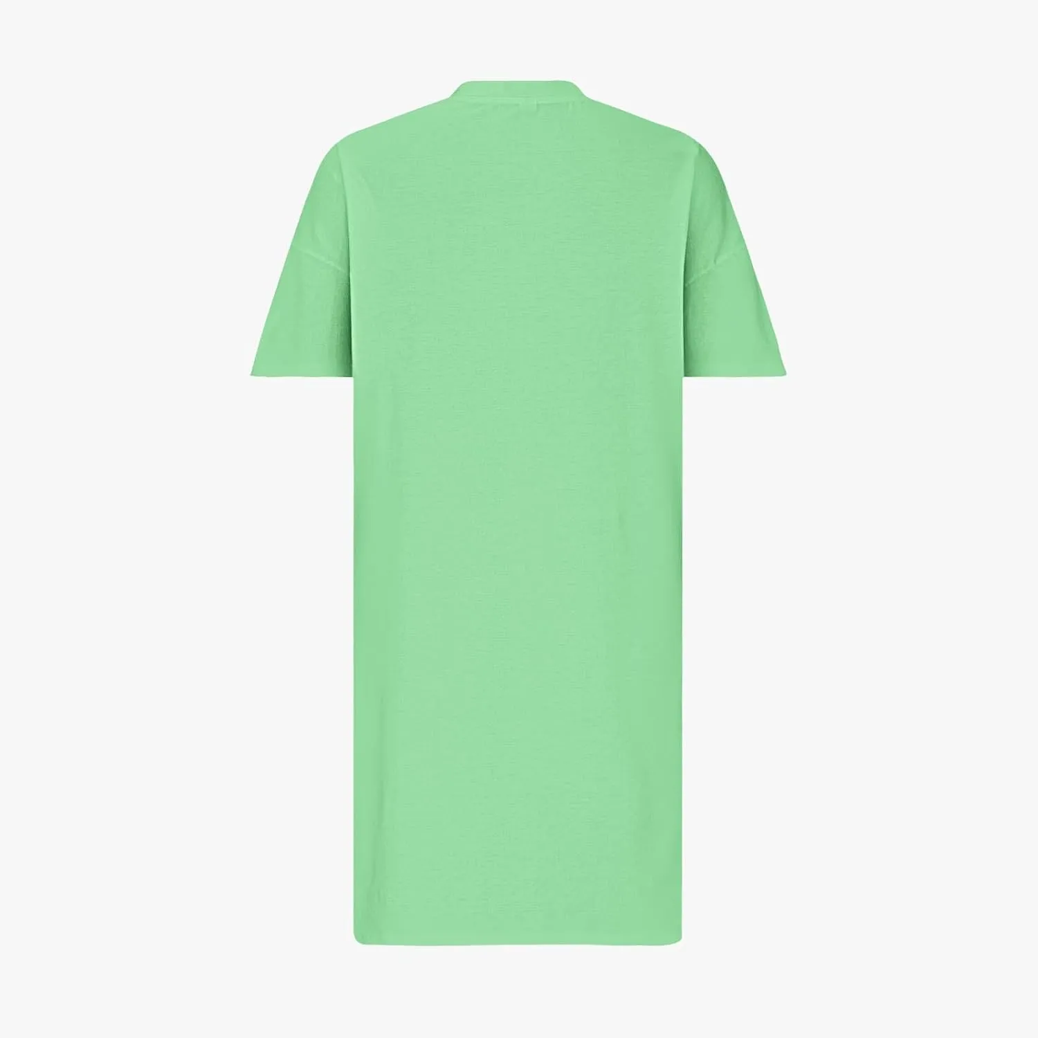 Plus Size V Neck Midi Dresses for Women Baggy V Neck T-Shirt Dress Solid Loose Fitting Sundress with Pokets