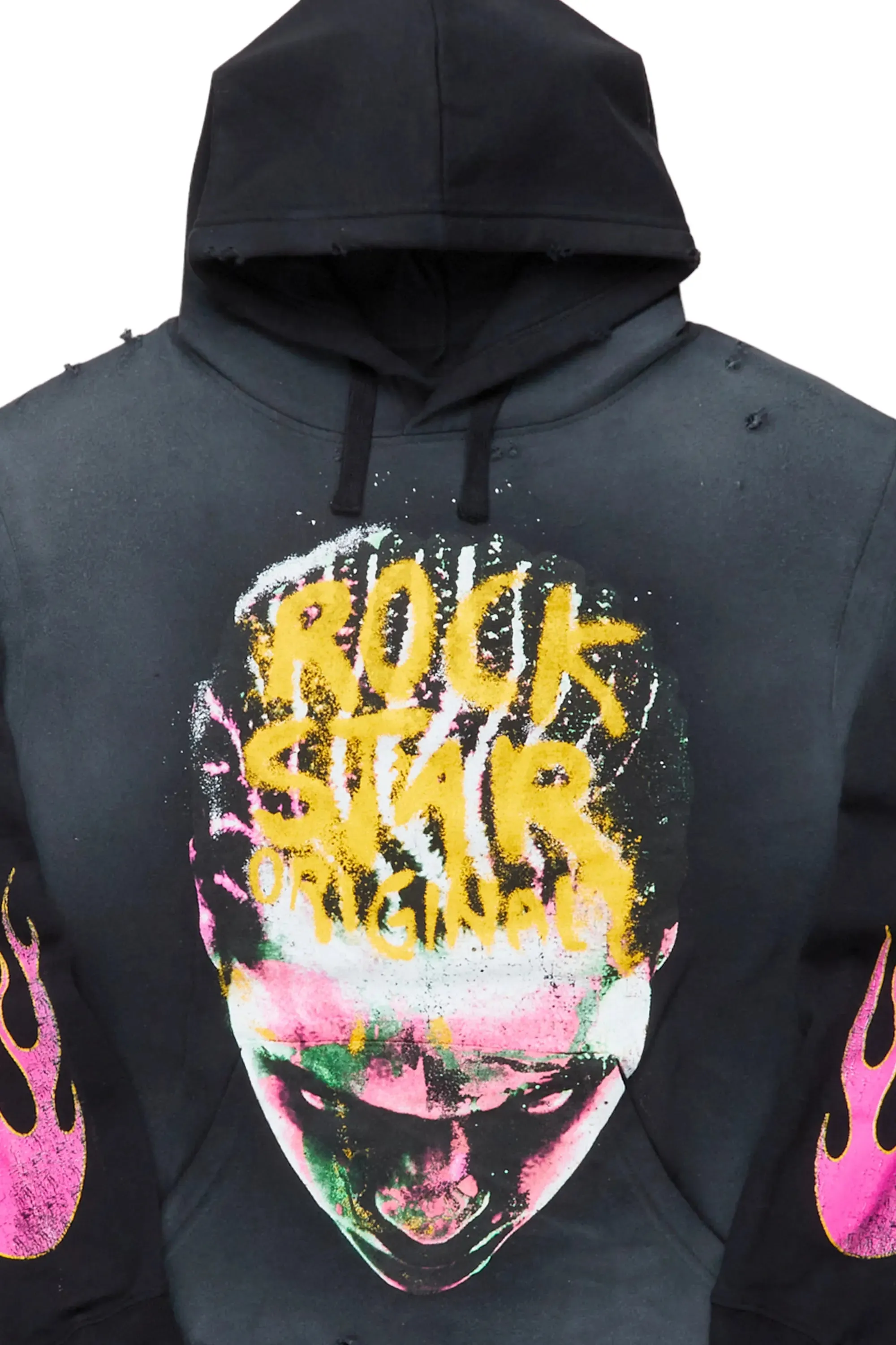 Rafe Black Graphic Hoodie