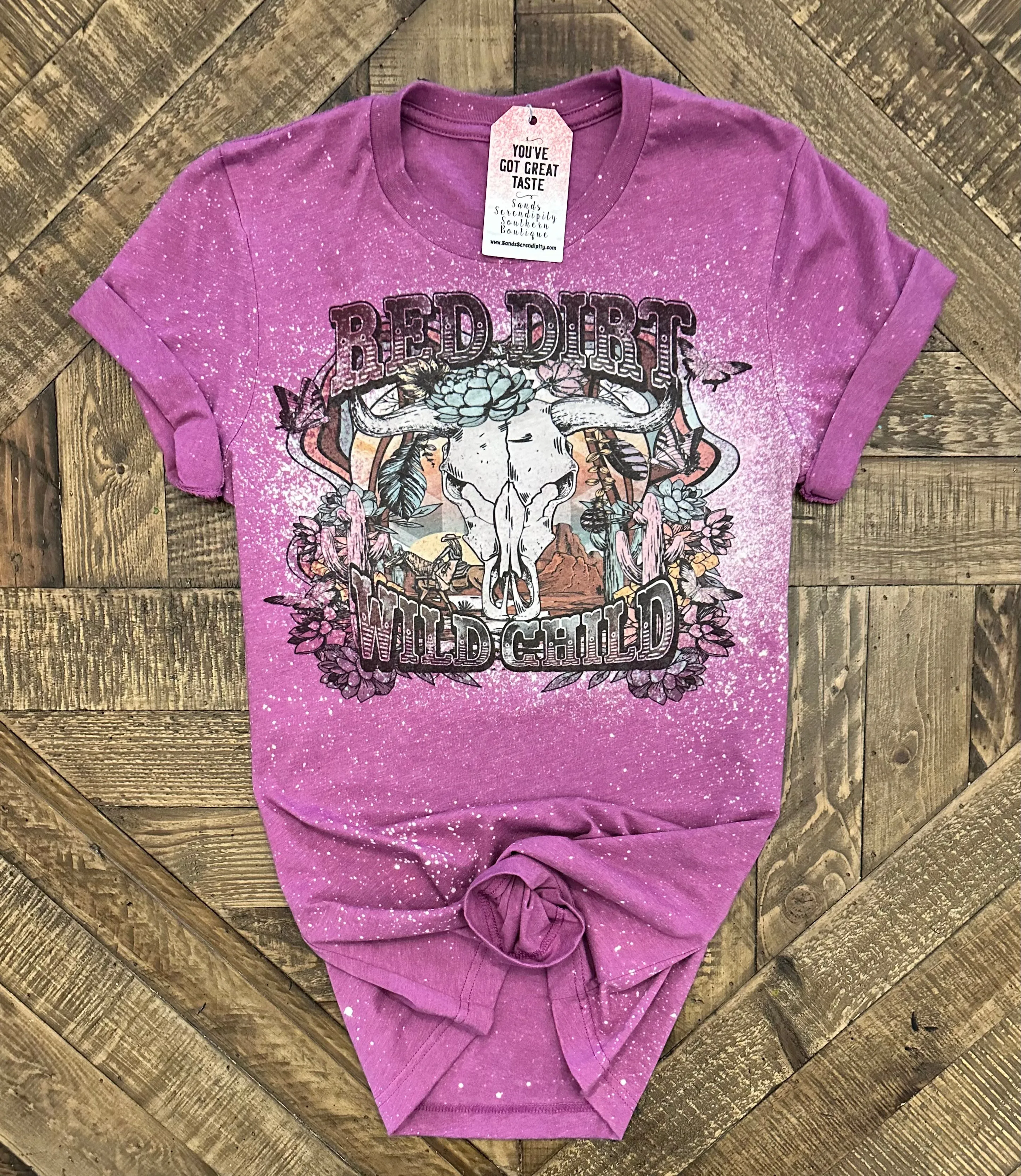 Red Dirt Wild Child Tee 🌻