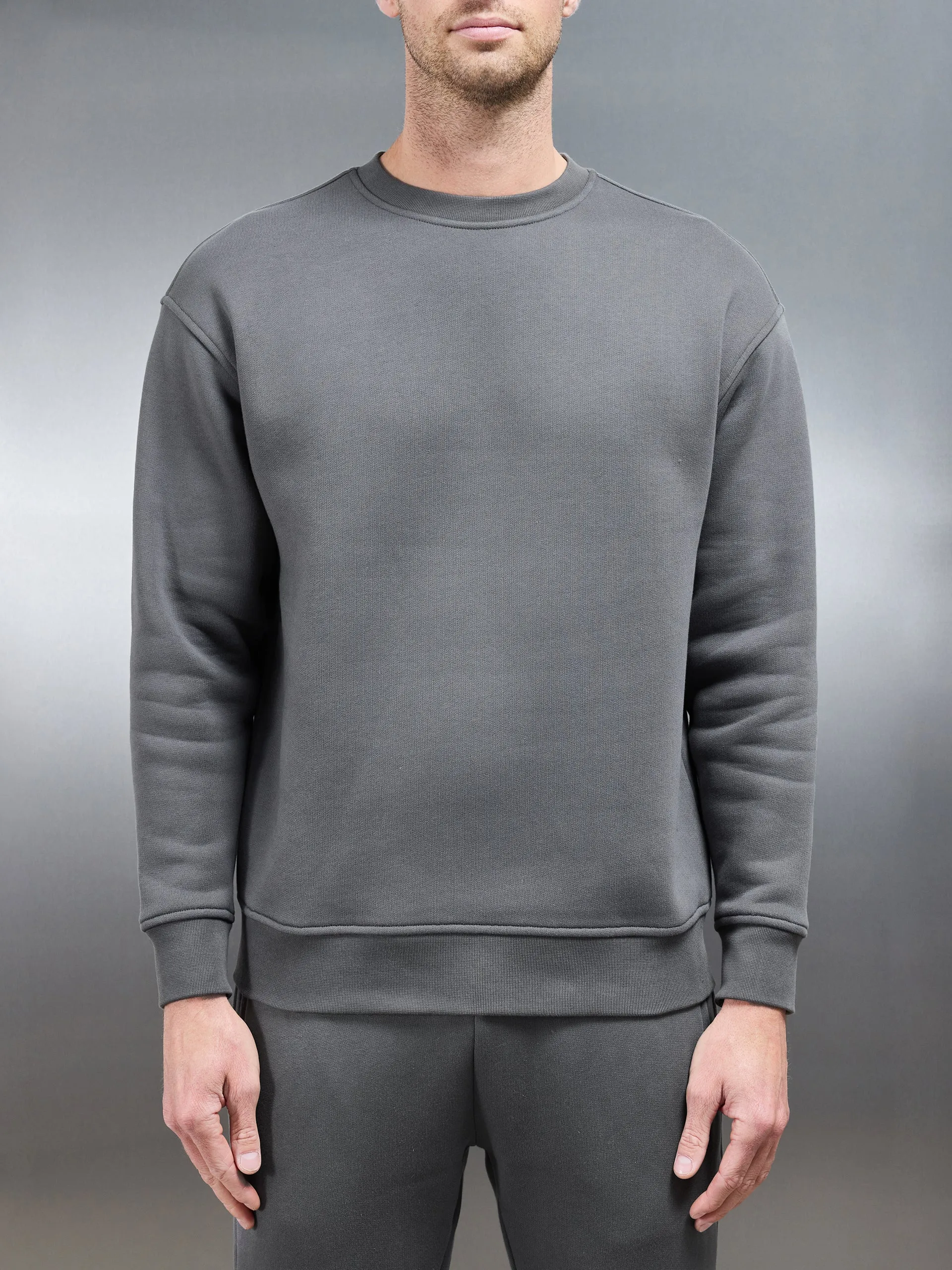 Relaxed Fit Sweatshirt in Grey