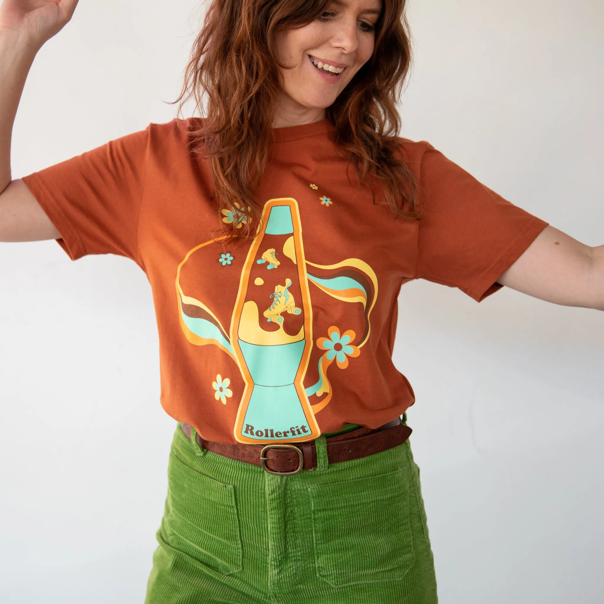 RollerFit - Skate Lava T Shirt - Copper