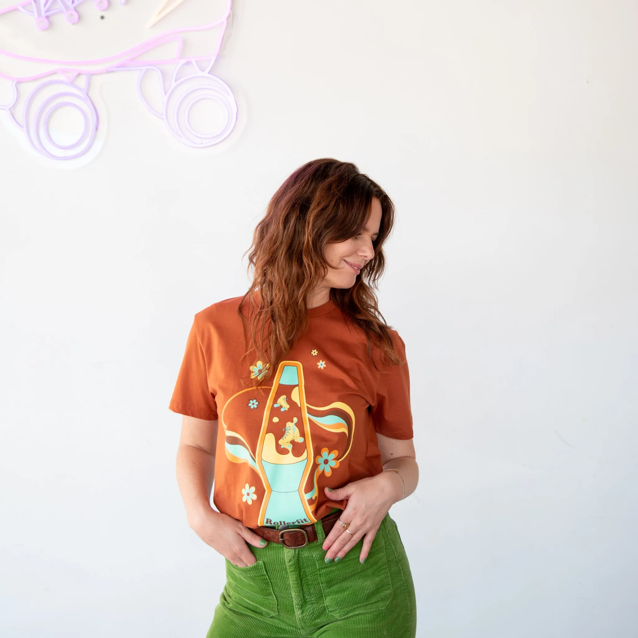 RollerFit - Skate Lava T Shirt - Copper