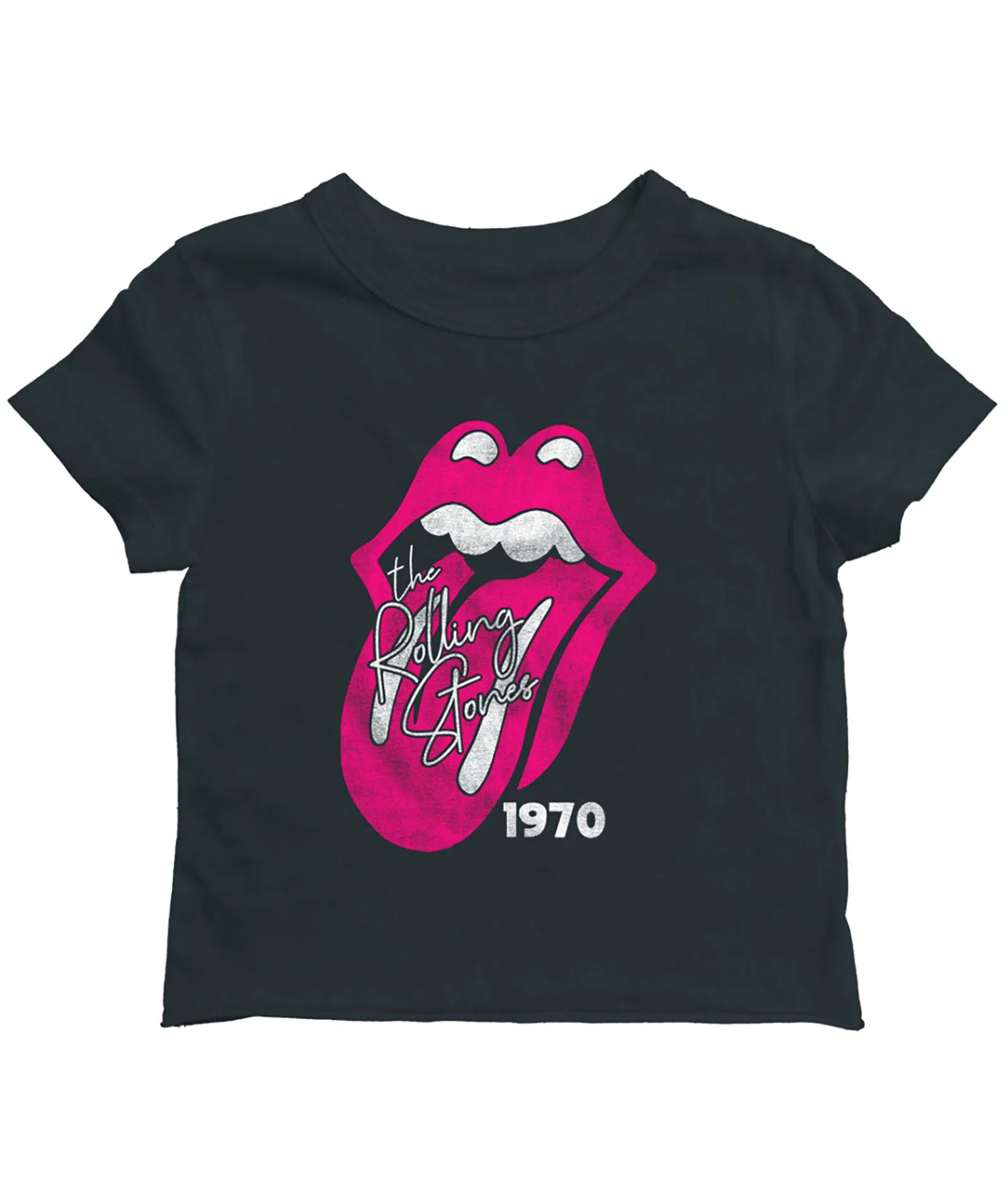 Rowdy Sprout Girls Rolling Stones 1970 Fitted Tee