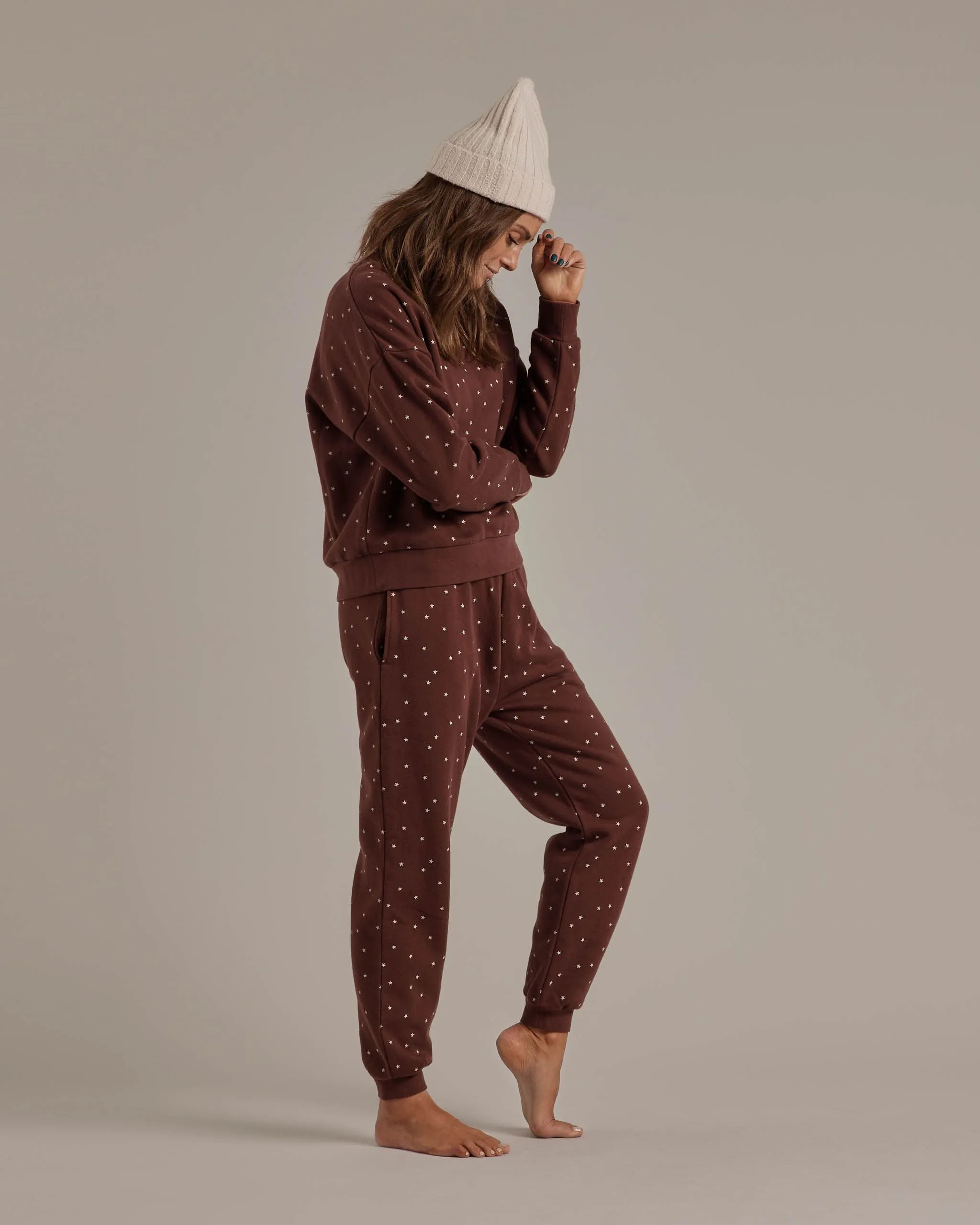 Rylee   Cru Women's Sweatshirt - Mahogany Stars