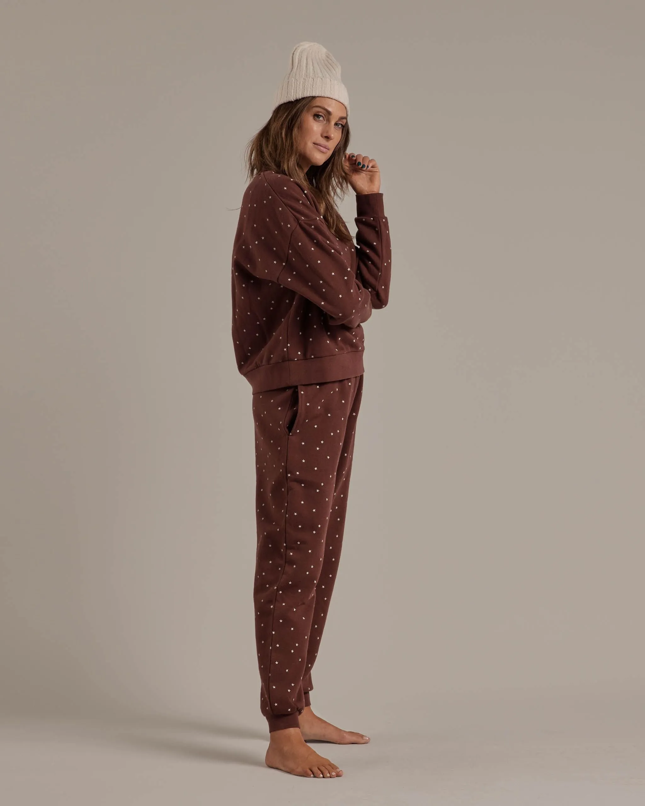 Rylee   Cru Women's Sweatshirt - Mahogany Stars