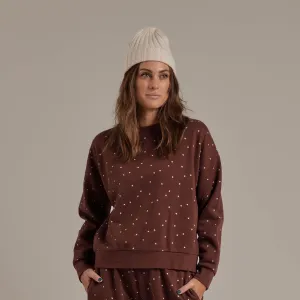 Rylee   Cru Women's Sweatshirt - Mahogany Stars