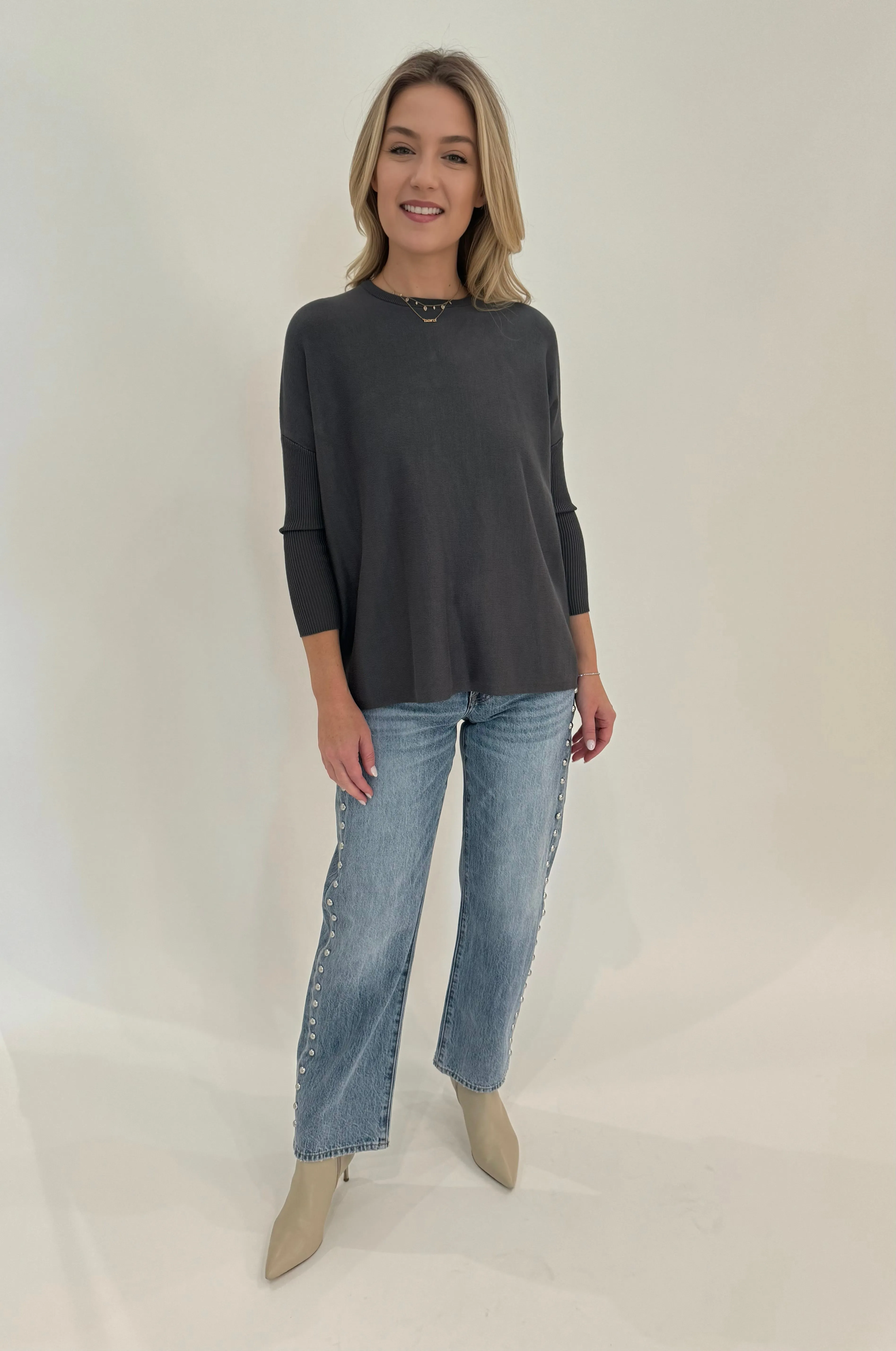 Sabrina Boxy Sweater - Tornado