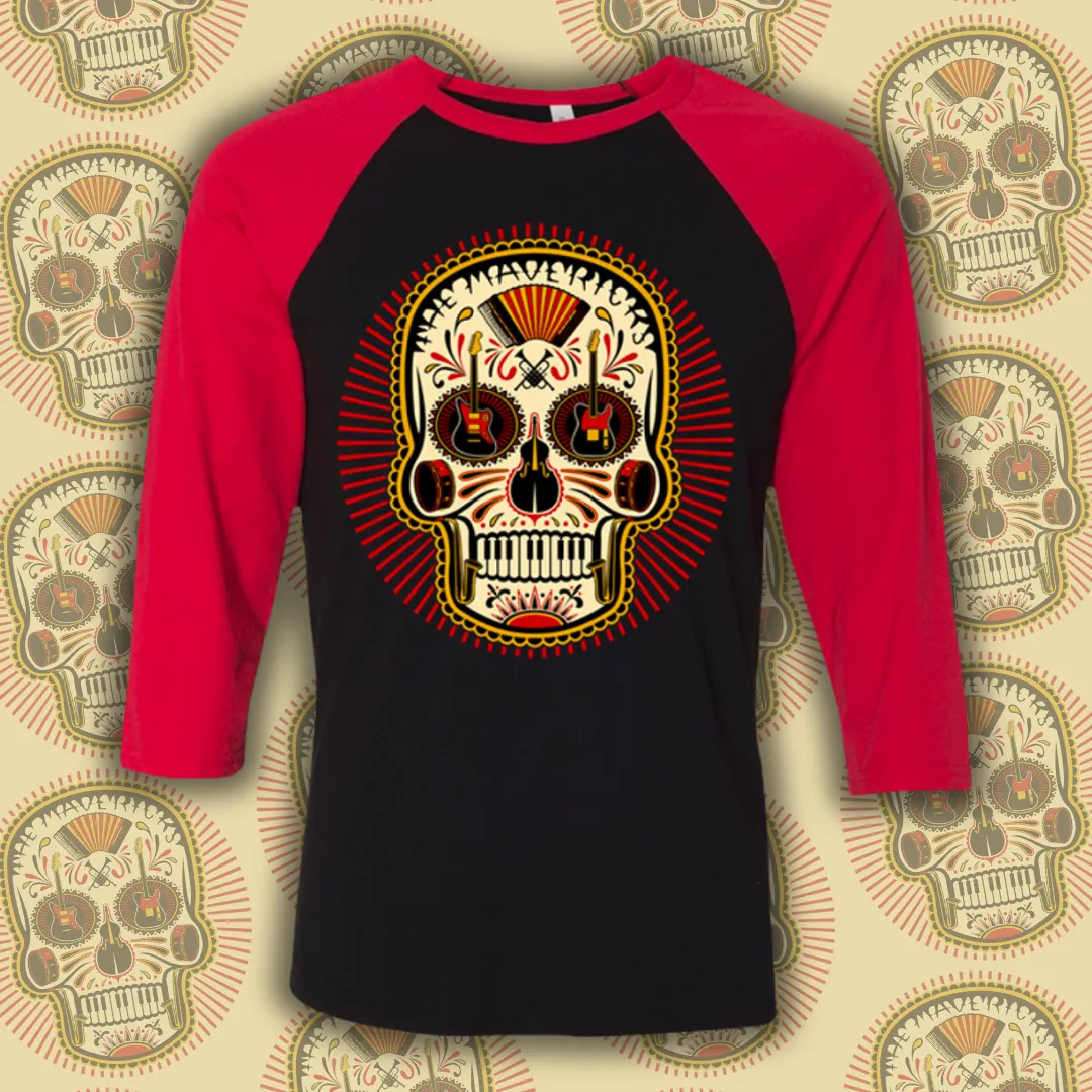 Skull Rays Raglan Tee