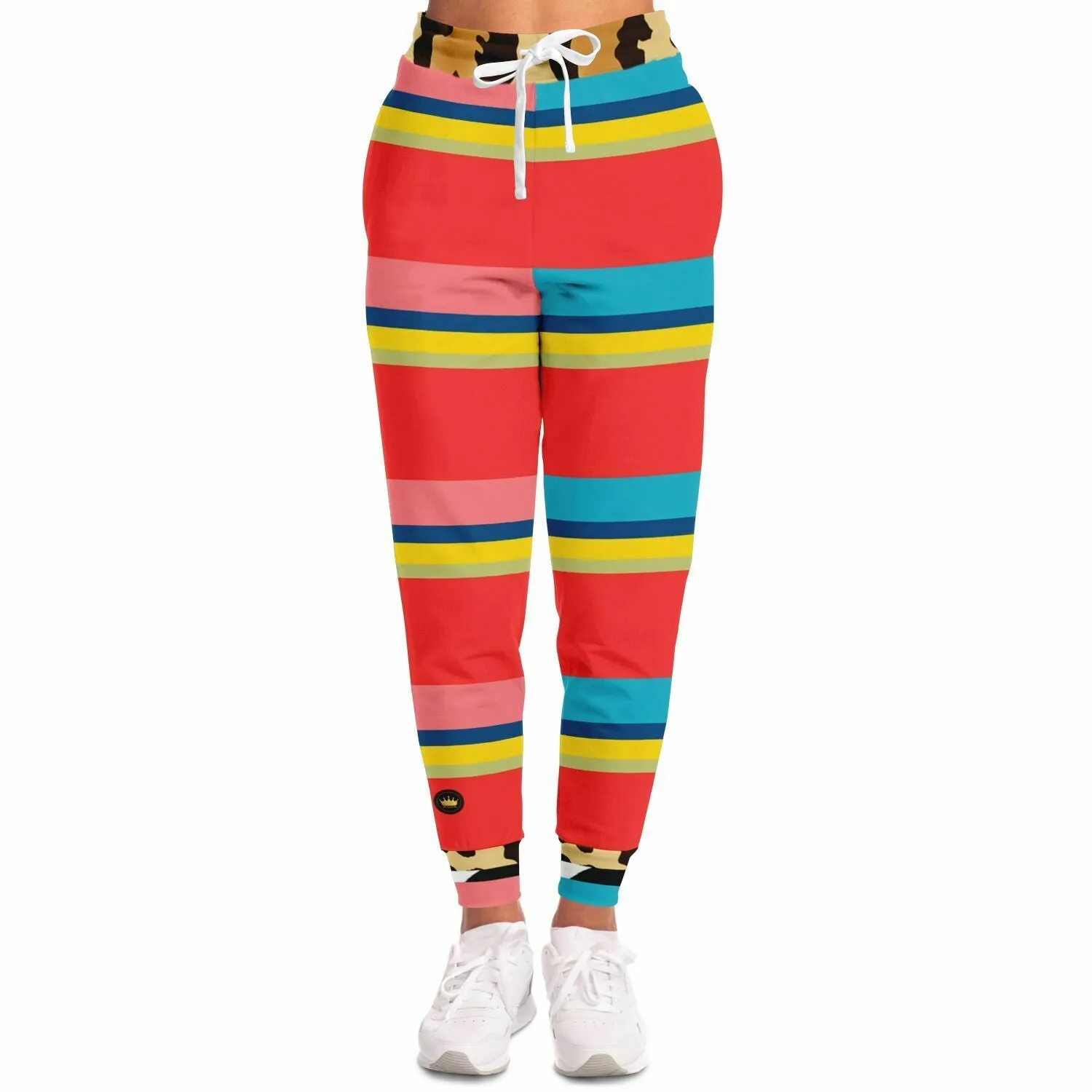 South Beach Rugby Stripe Eco-Poly Unisex Joggers