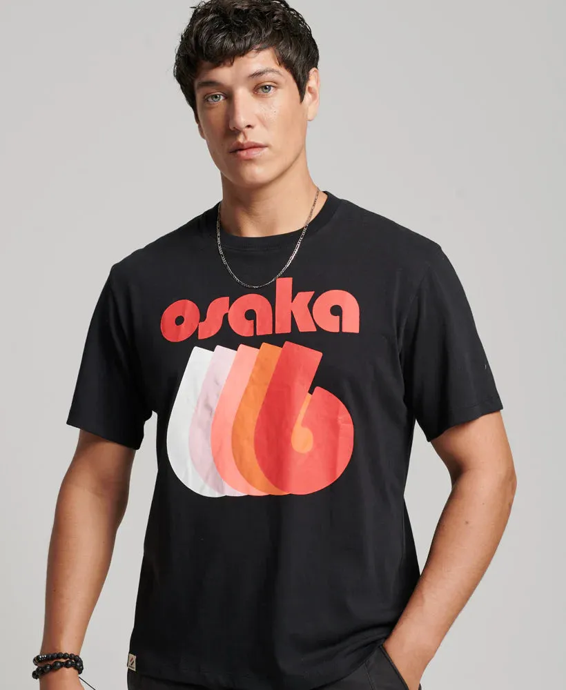 Superdry Code Osaka Logo Tee - Black