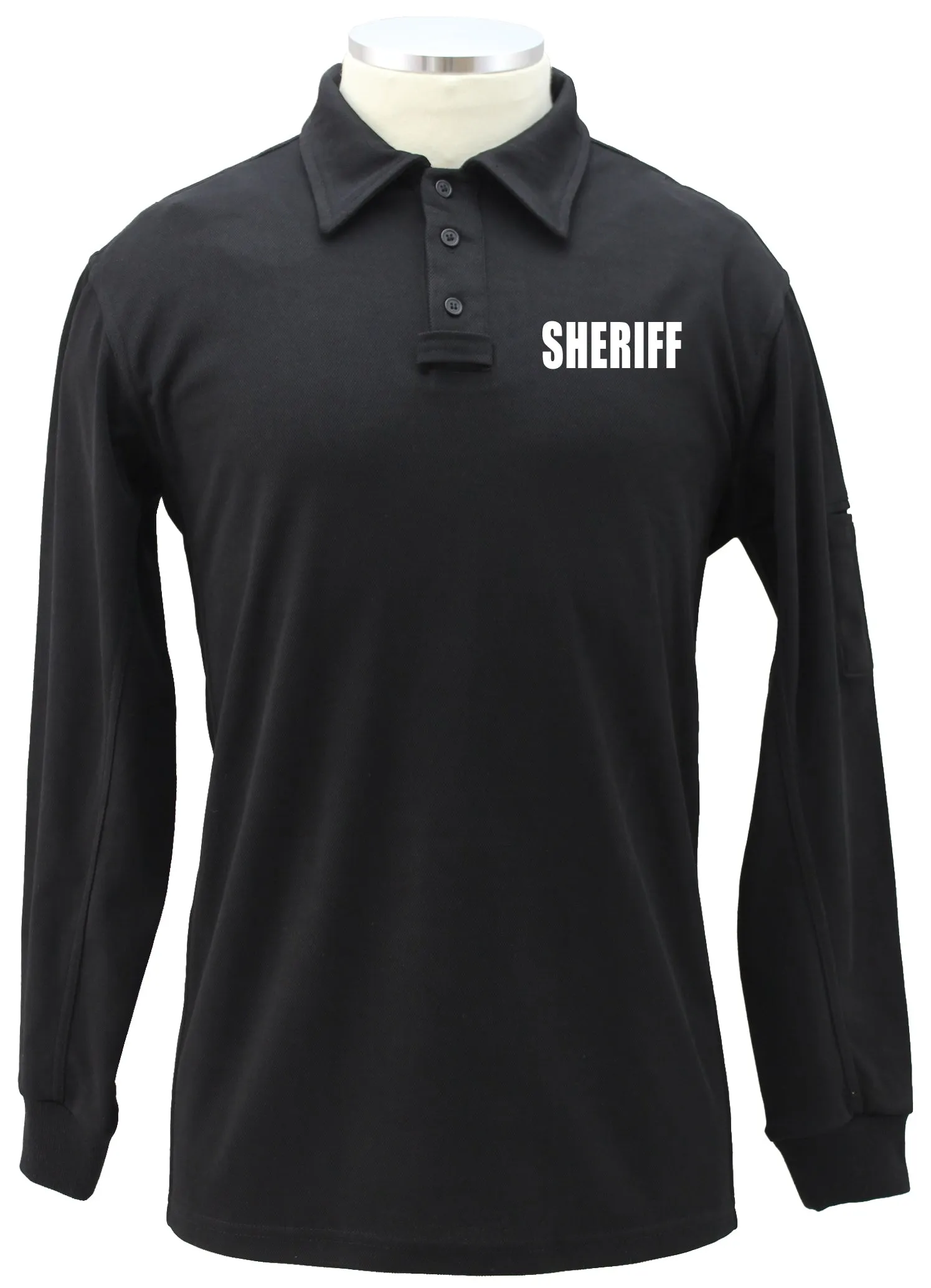 Tactical Performance Long Sleeves Polo Shirt With ID