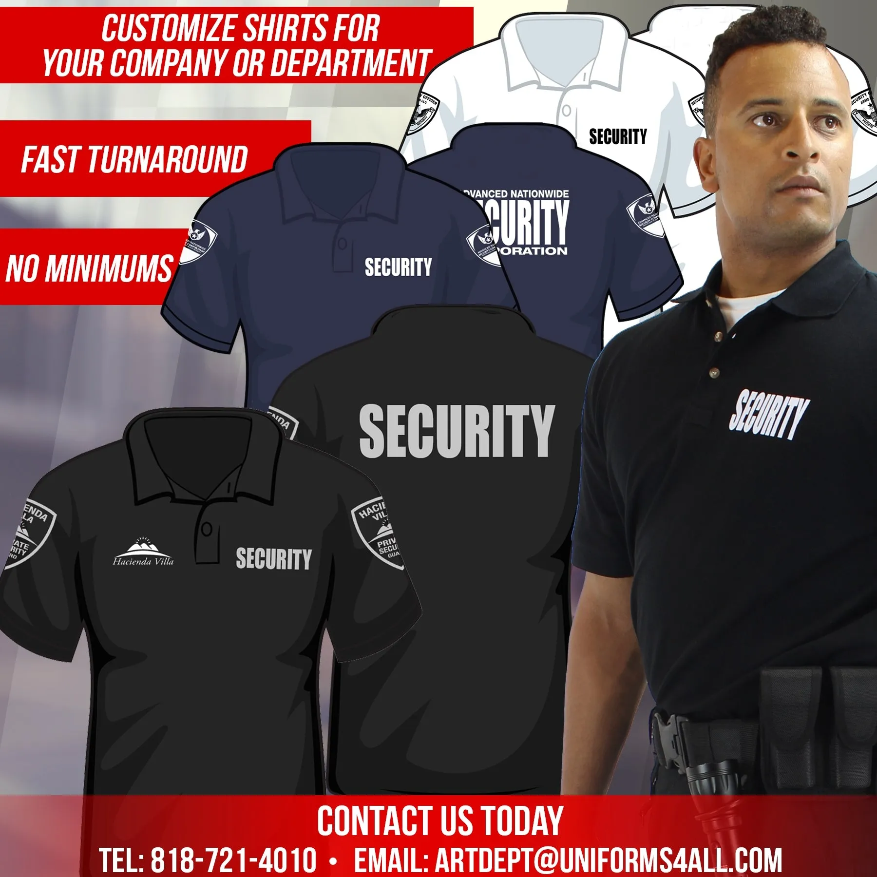 Tactical Performance Long Sleeves Polo Shirt With ID