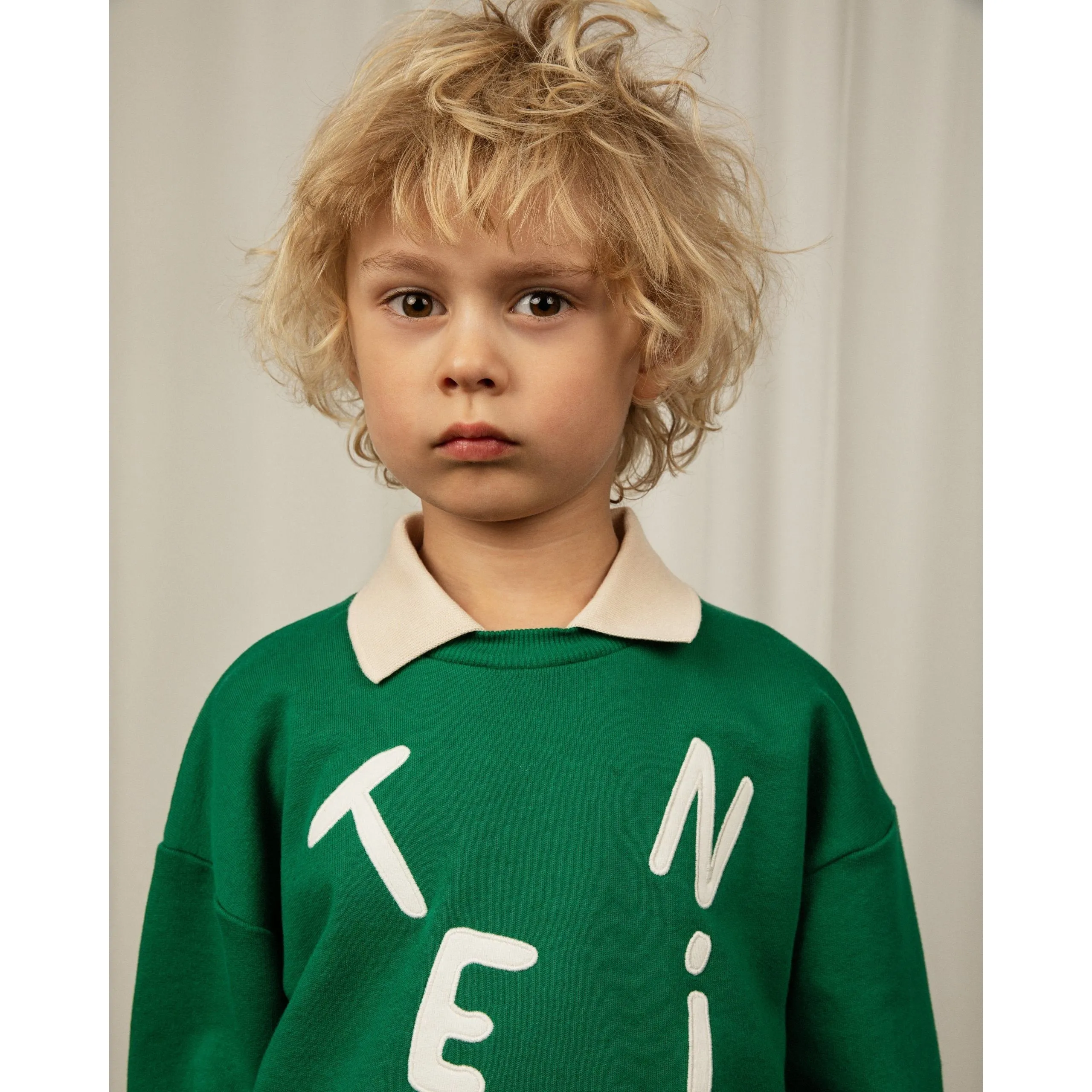 Tennis Application Collar Sweatshirt