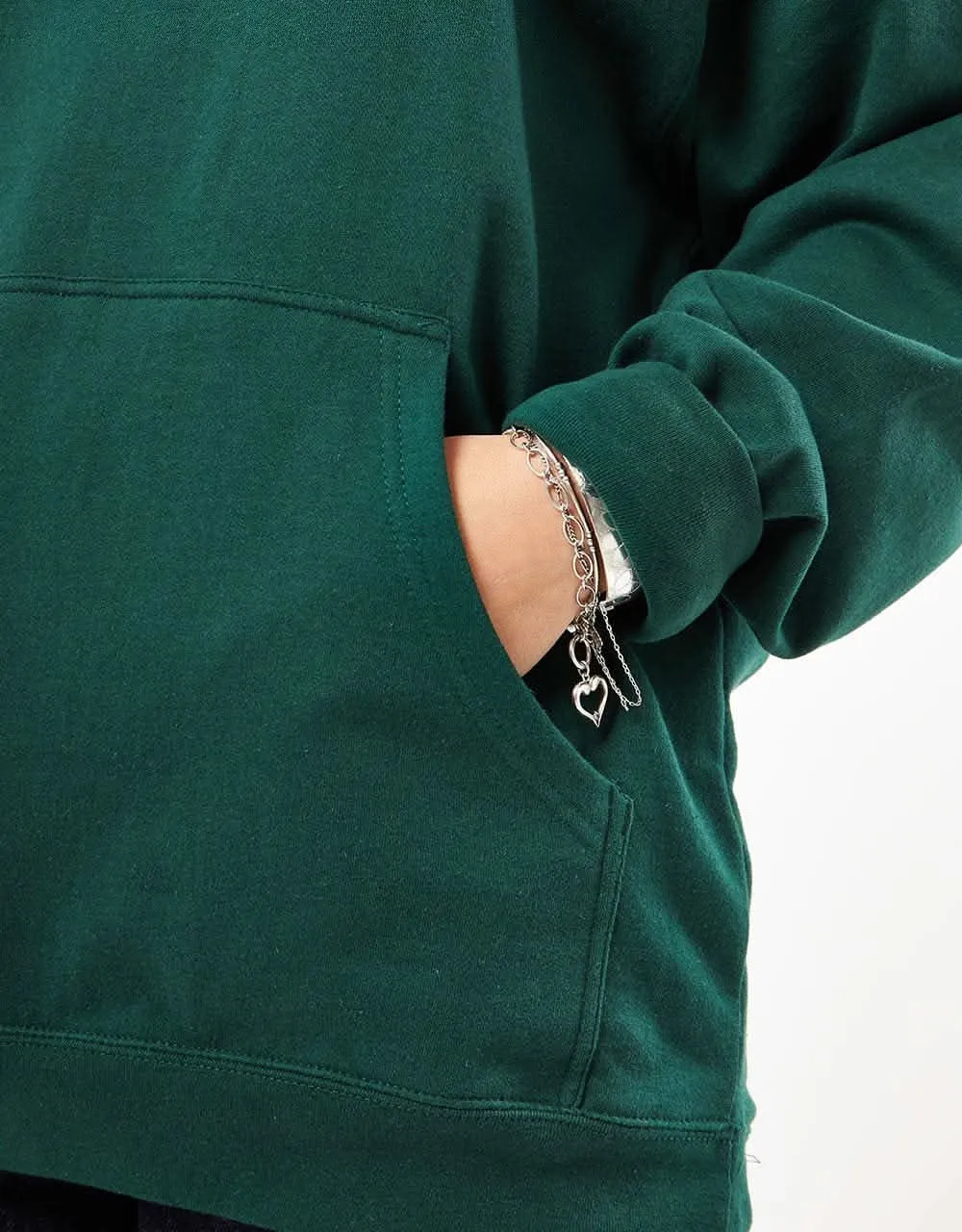 The Quiet Life Butterfly Pullover Hoodie - Hunter Green