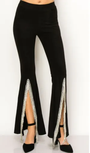 Vocal Elegant Fringe Bell Bottoms