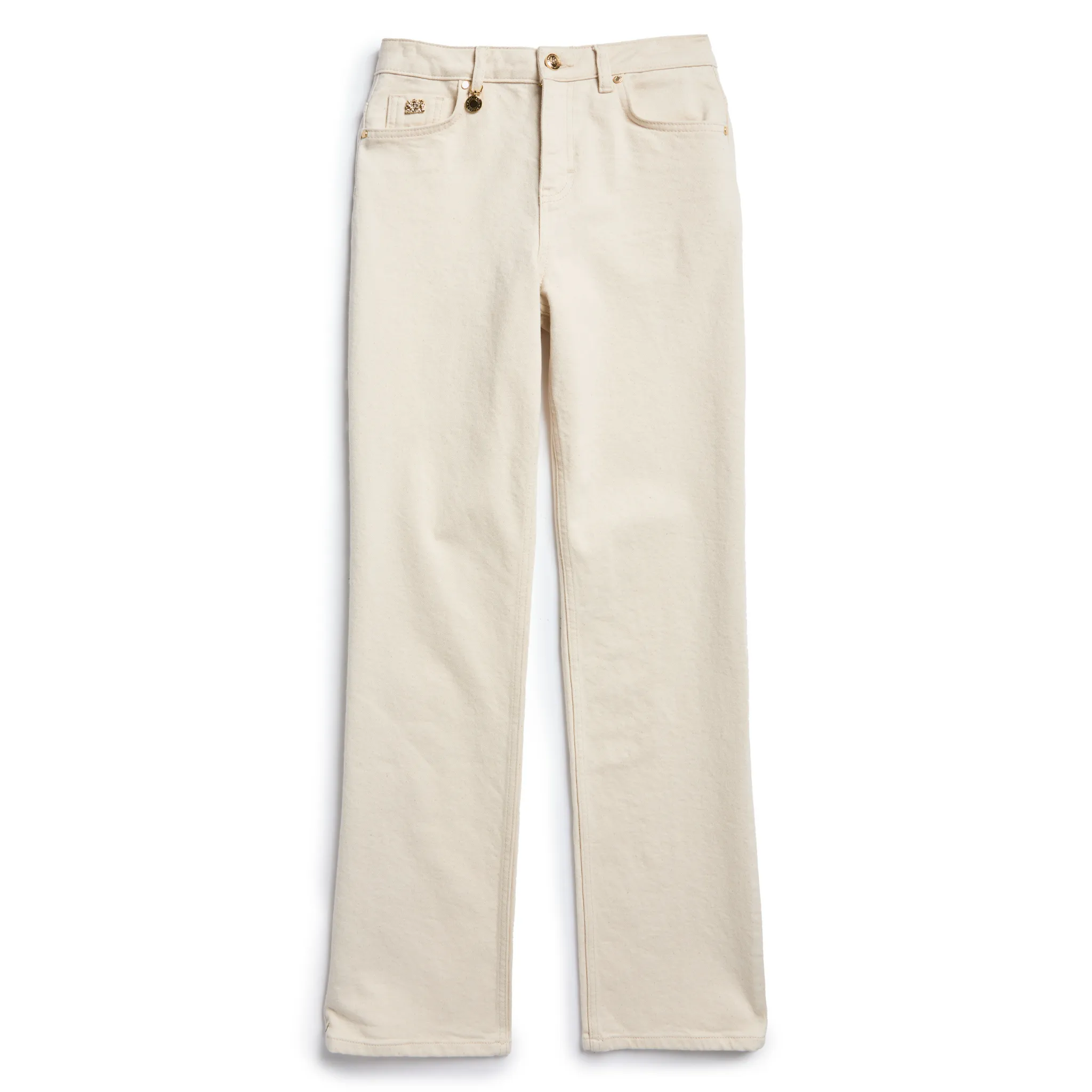 Womens Holland Cooper Oatmeal Classic Straight Fit Jeans