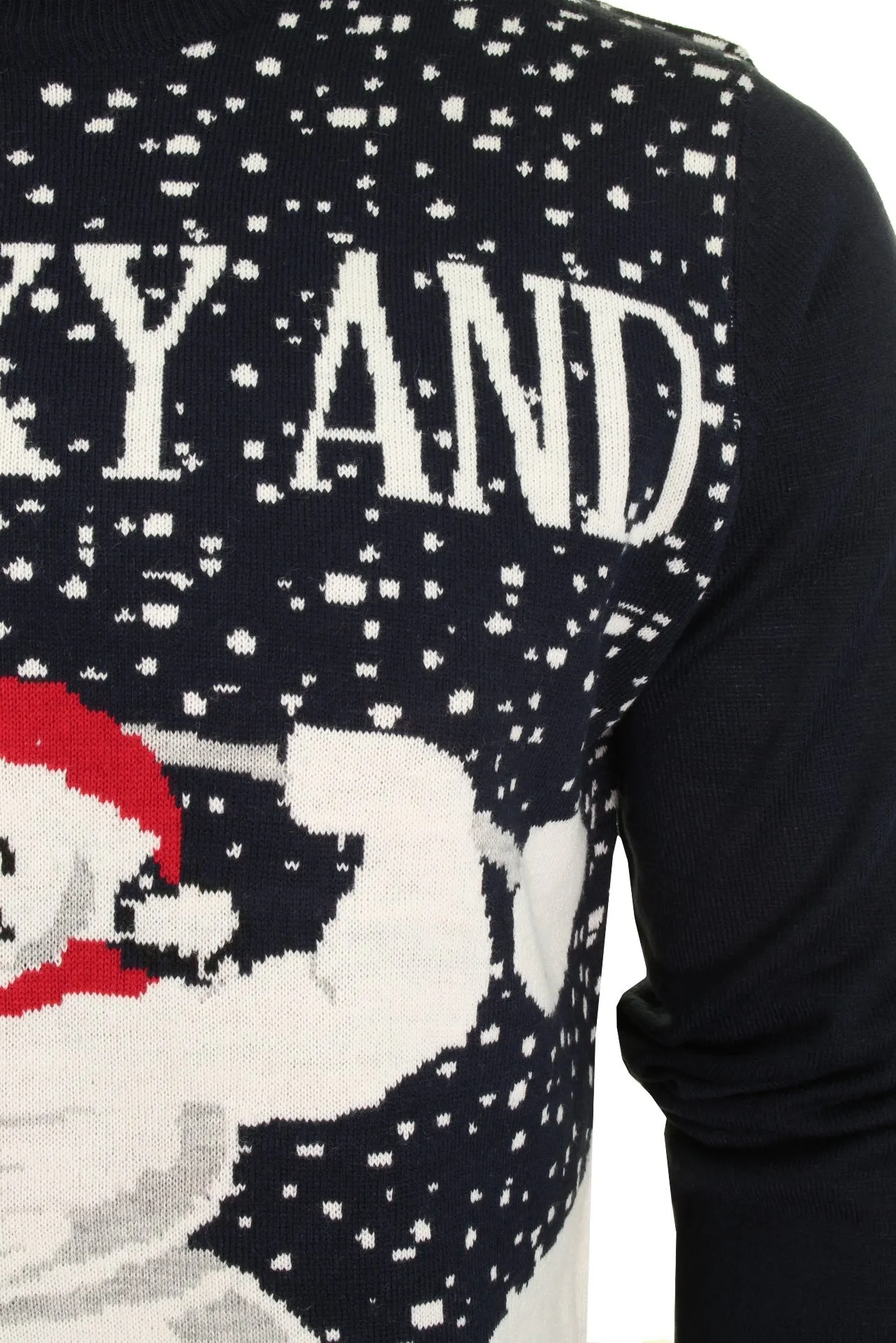 Xact Men's Novely Funny Christmas Jumper, Sexy & I Snow It Slogan, Crew Neck