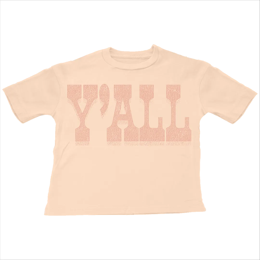 Y'all Super Tee - Faded Pink