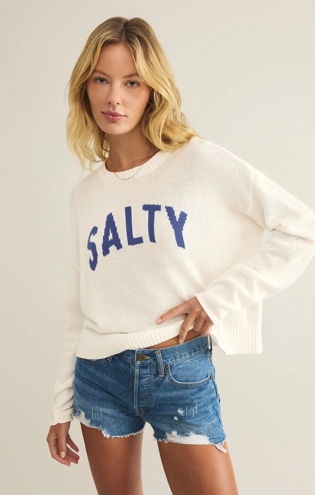 Z Supply: Sienna Salty Sweater in Riviera